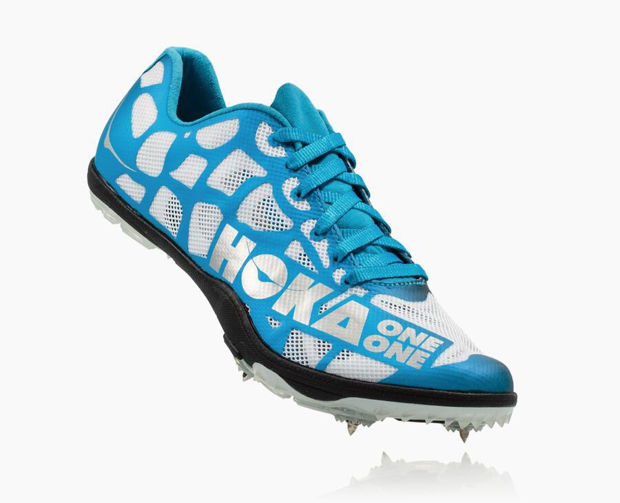 Dámske Spikes Hoka One One Lacno - Rocket X - Biele / Modre 42853-ACGS